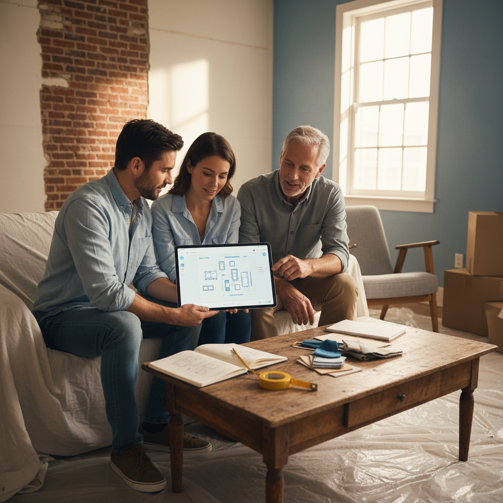 Editorial hero image illustrating: How to Use a Room Layout Planner (Free, No Sign-Up)