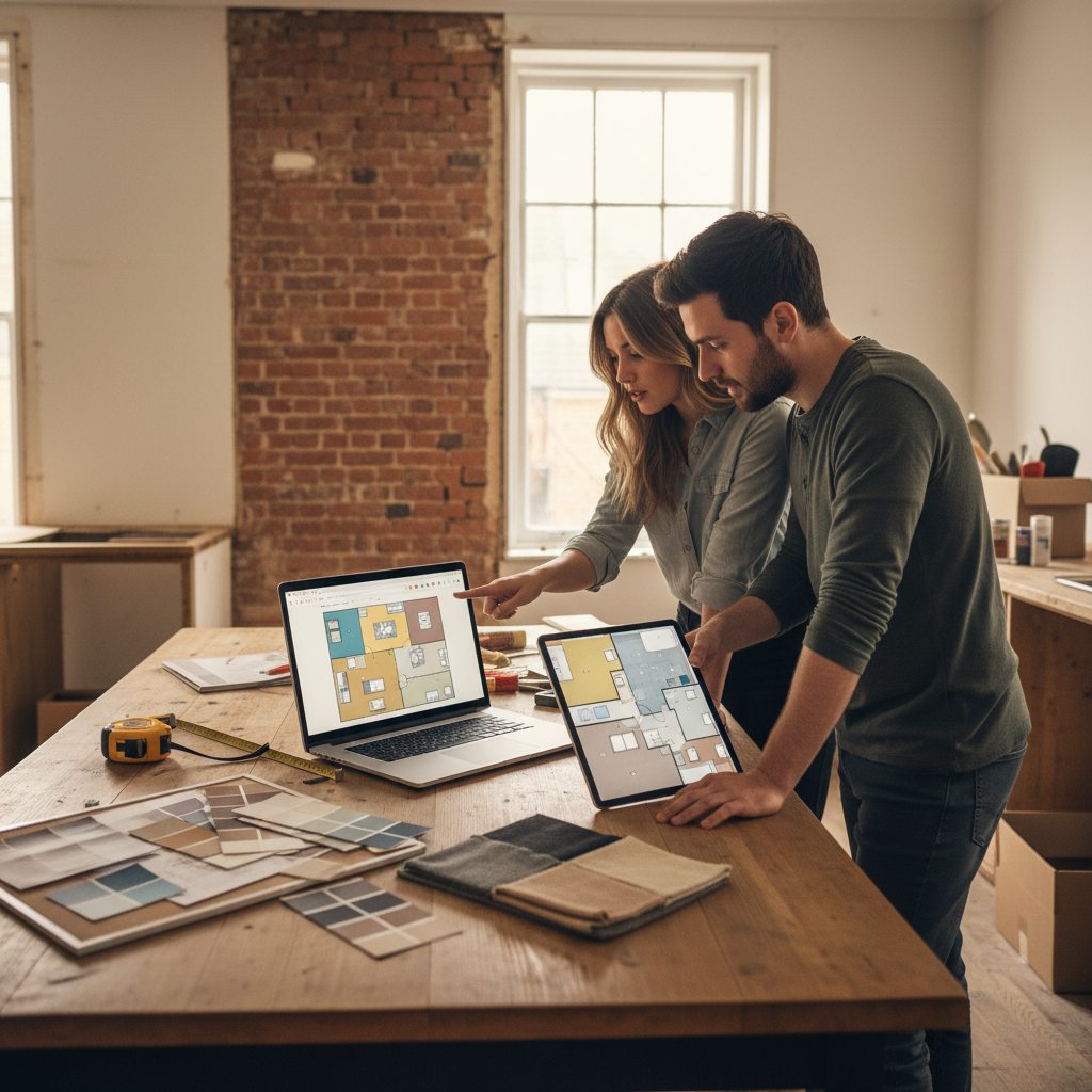 Editorial hero image illustrating: How to Plan a DIY Renovation Free (Step-by-Step)