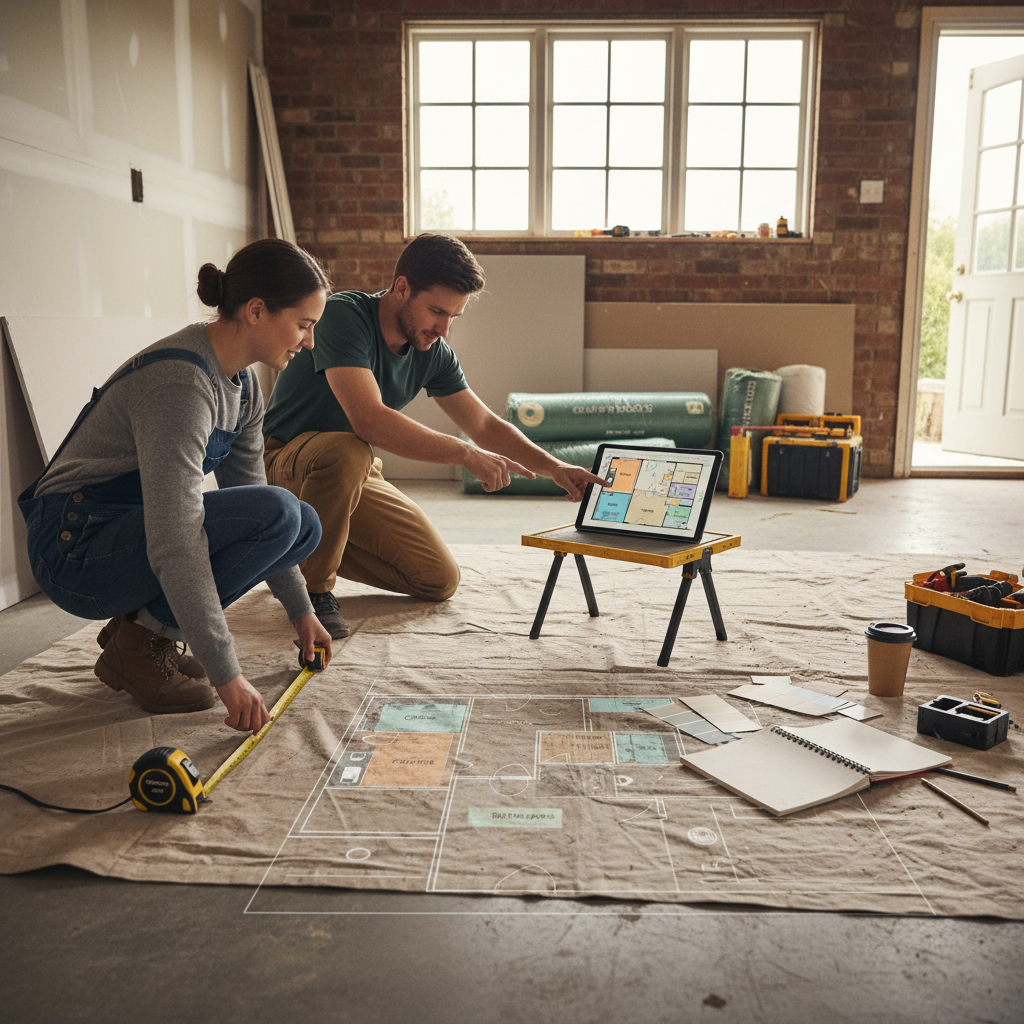 Editorial hero image illustrating: How to Plan a Garage Conversion: Step-by-Step Floor Plan Guide