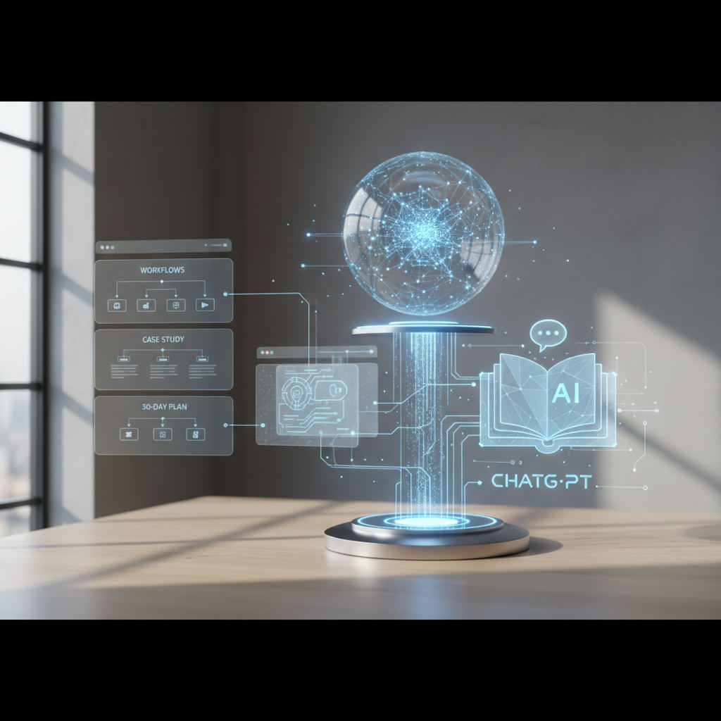 Editorial hero image illustrating: Can Software Automate Content Optimization for AI Chatbot Discovery?