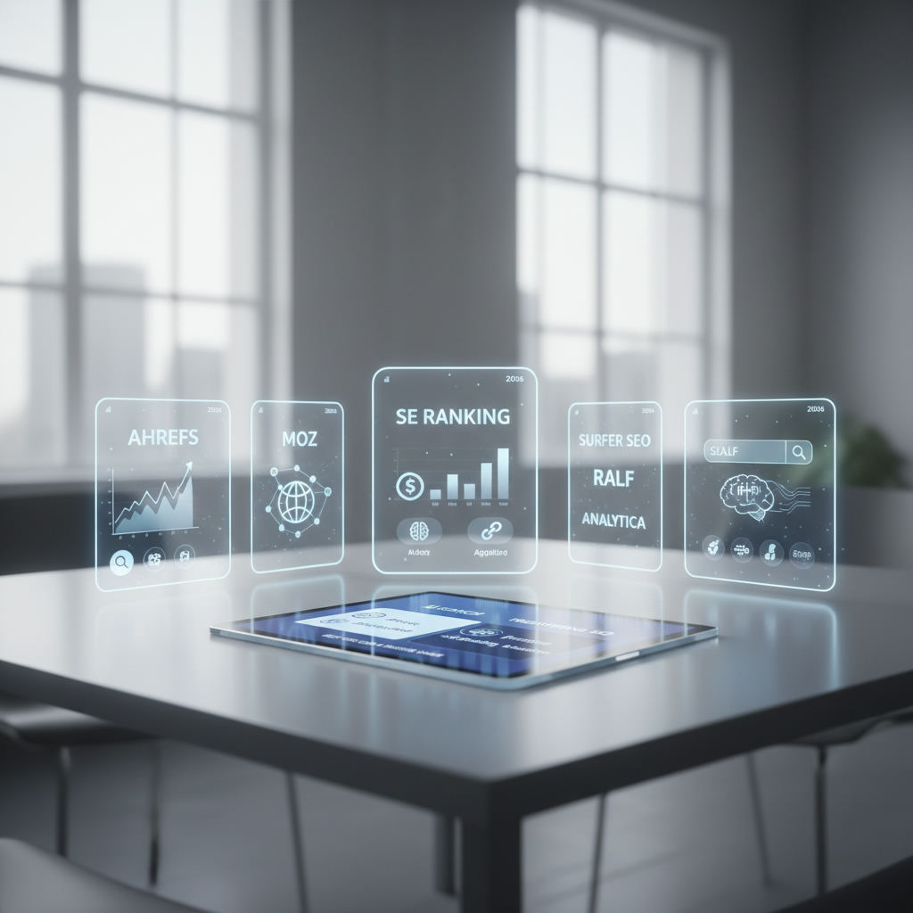 Editorial hero image illustrating: Best Semrush Alternatives 2026: Tools Compared for AI Search