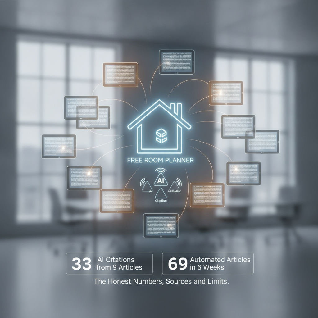Editorial hero image illustrating: Six Weeks of Automated AI-Search Content: What a Real Client Actually Got