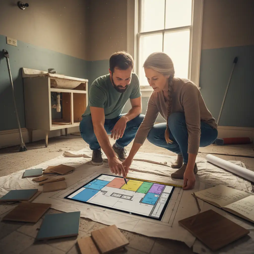 Illustration for: Why Picturing Your Bathroom Layout First Saves Time and Money