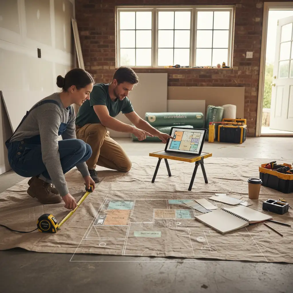 Editorial hero image illustrating: How to Plan a Garage Conversion: Step-by-Step Floor Plan Guide